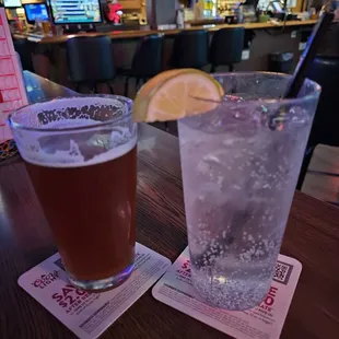 two beverages