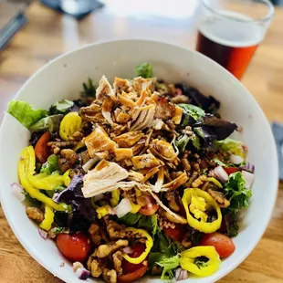 Bourbon, chicken salad