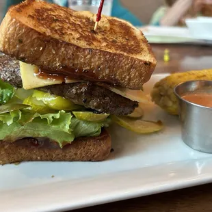 Build your own short rib burger