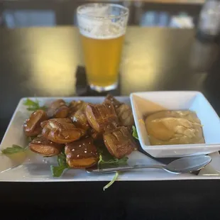 Pretzels with Beer Cheese