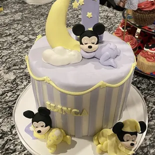 The Mickey Mouse cake