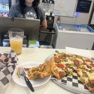 Flaming Hot Cheetos and Cheese, thin crust pizza and hazy IPA.