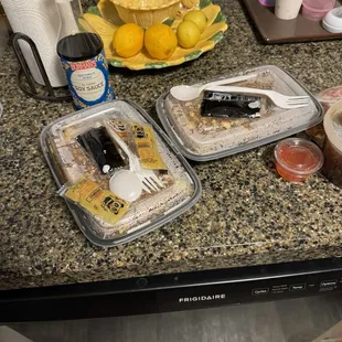 The "whole order " 60 dollars worth. Good thing the "family " wasn't REAL hungry!!!!!