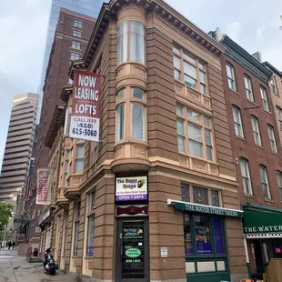 The Happy Grape, on the corner of Light and Water.