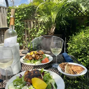 Outside.. love this patio!