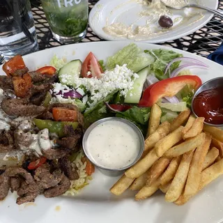 Chicken -or- Beef Shawarma Platter