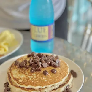 Chocolate chip pancakes