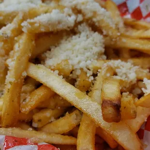 Garlic parmesan fries