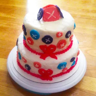 a three layer cake