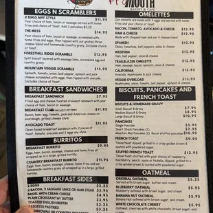 Breakfast Options