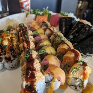 sashimi, food, sushi, sushi and sashimi