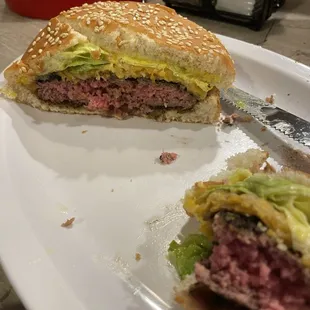 This is the 8oz burger.