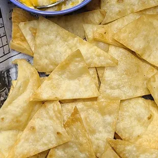 tortilla and cheese dip
