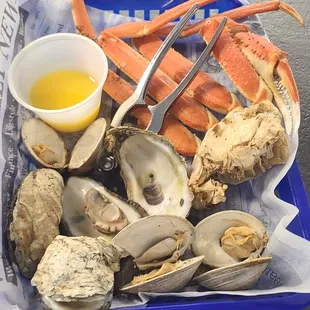 oysters and mussels, food, mussels, shellfish, oysters