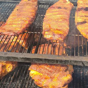 bbq ribs, ribs, food
