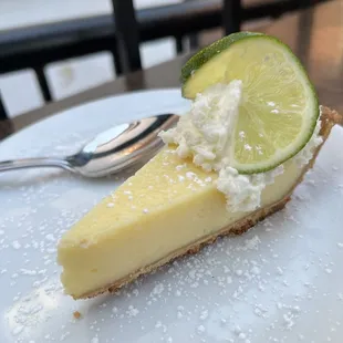 Restaurant week desert - key lime pie