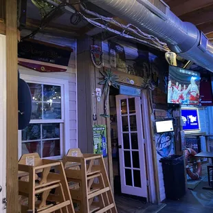 the interior of the restaurant