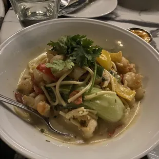 Thai Shrimp Pasta