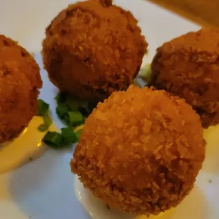 Irish potato puffs for the table