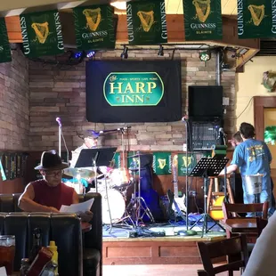 Stage and dance floor
