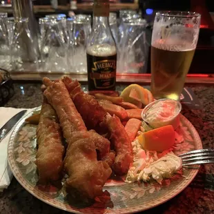 Fish &amp; Chips (+ pint)