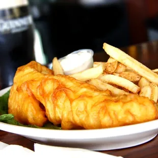 fish and chips, food, seafood, fish