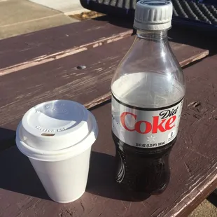 Unlimited coffee and Diet Coke for $2.50