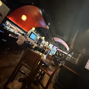 Inside looking to the front