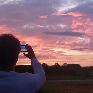 Sunrise from the upper deck