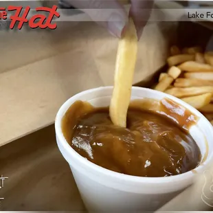 Fries and guh&apos;raaaaavy!