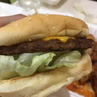 My burger, again. Because it&apos;s good.
