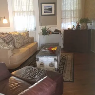 Living area in the lobby of the house