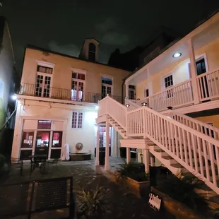 View of the courtyard