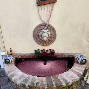 Courtyard fountain