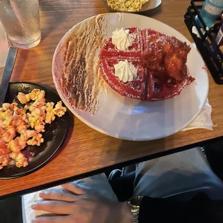 Plain Red Waffle