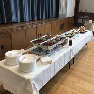 We also offer full service catering!