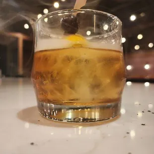 CIGAR SMOKED OLD FASHIONED