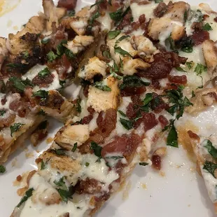 Chicken Bacon Ranch Flatbread