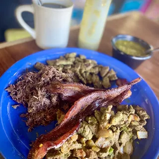 Meat Eater Tacos Breakfast