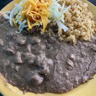 Carne Guisada Plate