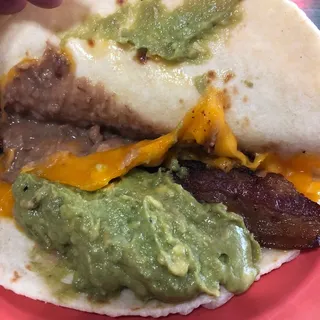 2 Bean & Cheese Chalupas