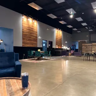 Tables &amp; plenty of space.