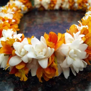 Epi Orchid with Tuberose Lei (Double)