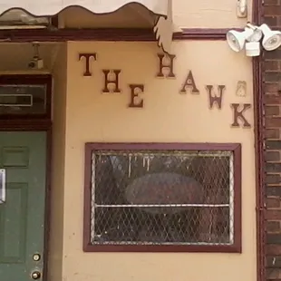 the front of the building