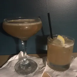 Whiskey Green Tea Sour