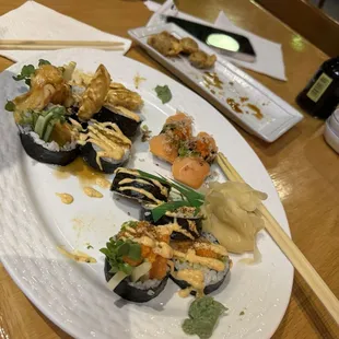 food, sushi and sashimi, sushi, sashimi