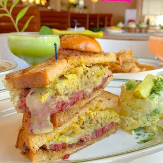Pastrami & Swiss Sandwich Brunch