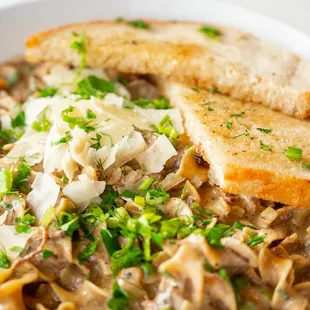 Barbacoa Stroganoff Available on The Hayden&apos;s Dinner Menu