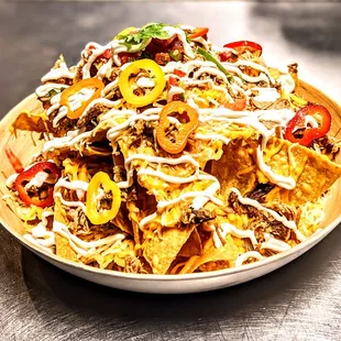 nachos, food