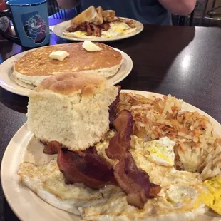 That biscuit is even taller than you might think....